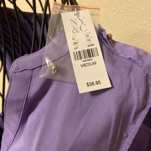 Purple tank perfect for dinner date or work